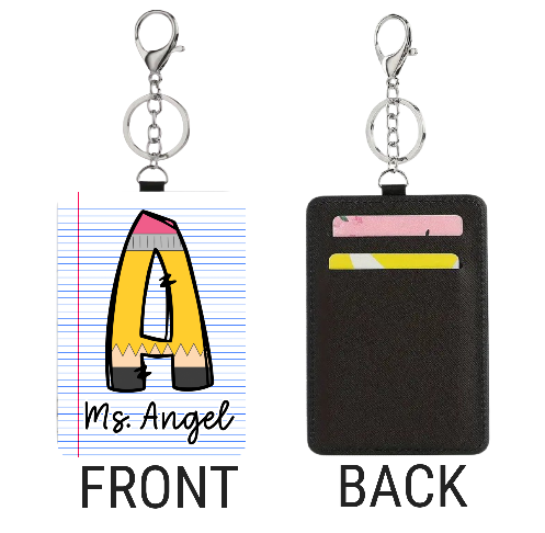 NOTEBOOK PAPER INITIAL ID BADGE