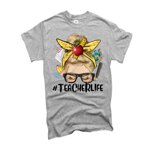 MESSY BUN #TEACHERLIFE